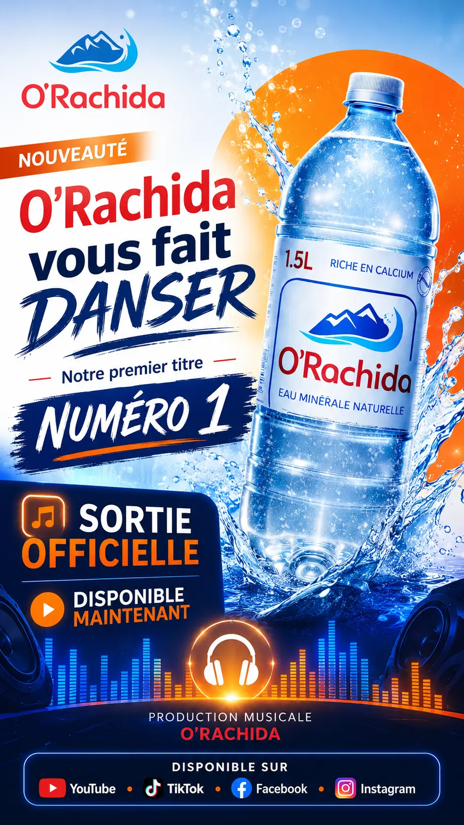 Affiche verticale « O'Rachida vous fait danser »