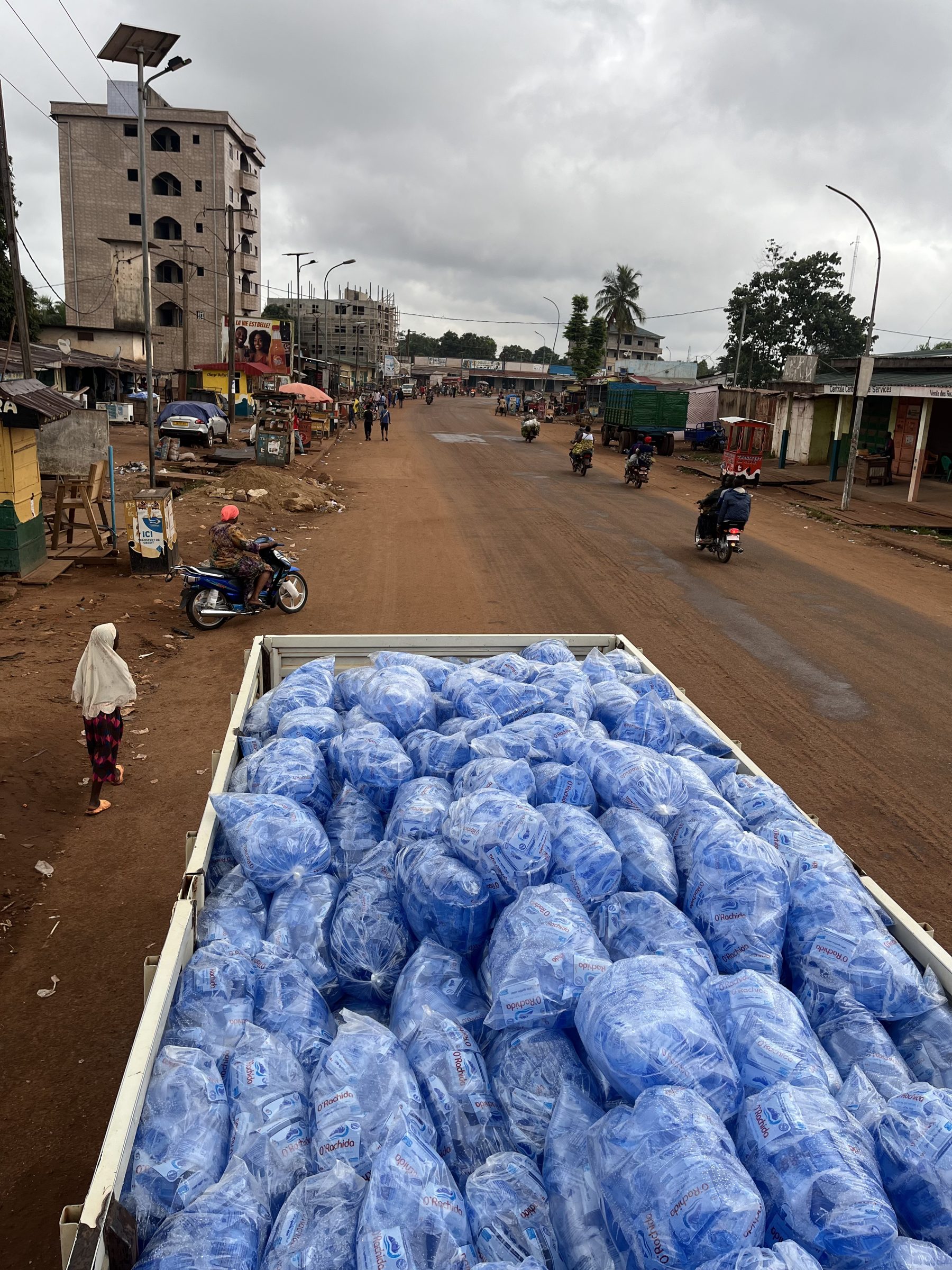 Camion de livraison O'Rachida à Bangui