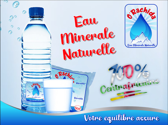 Eau minérale Rachida : buvez une eau naturelle et saine à Bangui