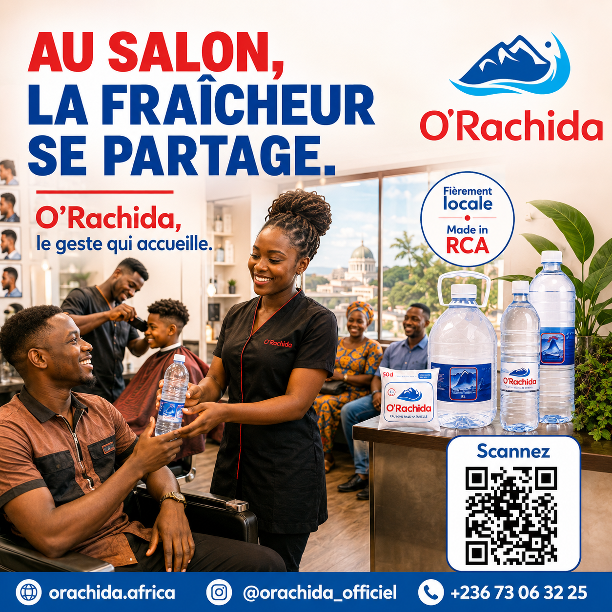 Au salon, la fraîcheur se partage