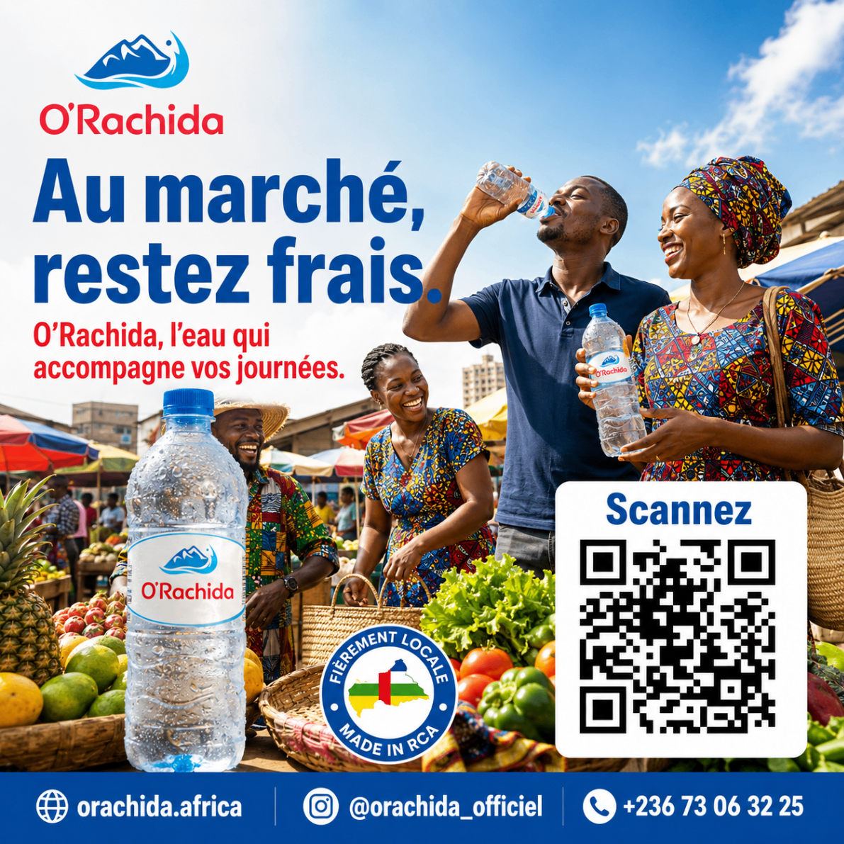 Au marché, restez frais