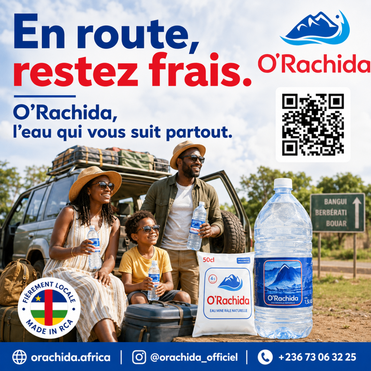 En route, restez frais