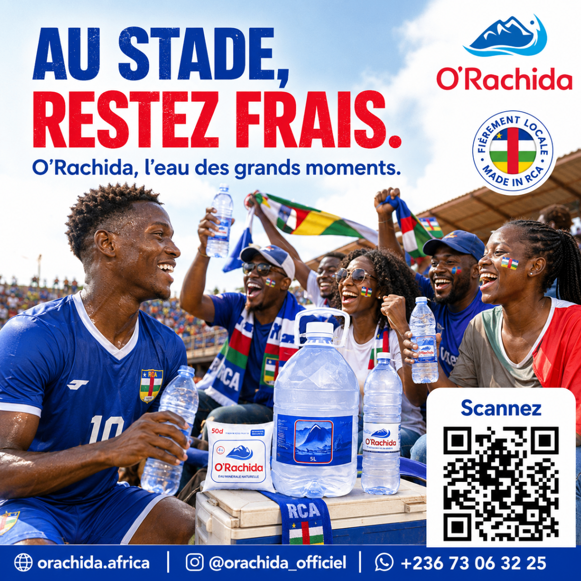 Au stade, restez frais